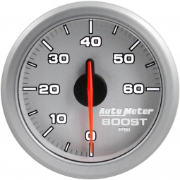 AutoMeter AIRDRIVE Boost Gauge (52mm, 0-60 PSI, Silver)