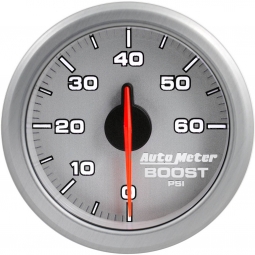 AutoMeter AirDrive Boost Gauge (52mm, 0-60 PSI, Silver)