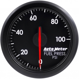 AutoMeter AirDrive Fuel Pressure Gauge (52mm, 0-100 PSI, Black)