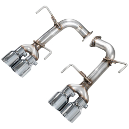 AWE Track Edition Axleback Exhaust w/ Chrome Silver Tips, '22-'26 WRX