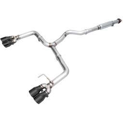 AWE Track Edition Cat-Back Exhaust System w/ Diamond Black Tips, '22-'26 WRX