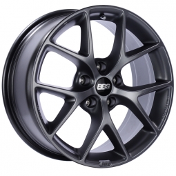 BBS SR Wheel (17x7.5", 48mm, 5x100, Each) Satin Grey