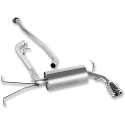 Borla S-Type Cat-Back Exhaust System w/ Single SS Tip, '08-'11 Impreza 2.5i Wagon