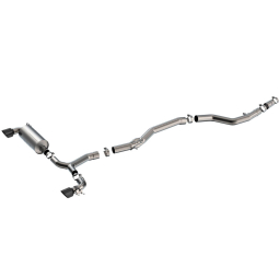 Borla ATAK Cat-Back Exhaust System w/ Black Chrome Tips, '20-'25 GR Supra