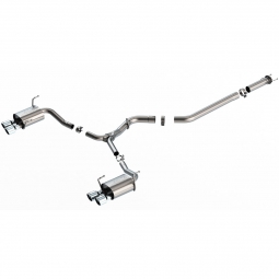 Borla S-Type Cat-Back Exhaust System w/ Polished Tips, 2022-2026 WRX