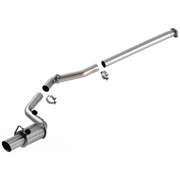 Borla ATAK Cat-Back Exhaust System w/ 4.5in Polished Chrome Tips, '22-'26 BRZ & GR86