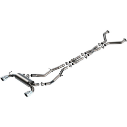 Borla S-Type Cat-Back Exhaust System w/ 4.5in SS Tips, '23-'25 Nissan Z