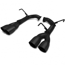 BLOX Racing Muffler Delete Kit (3in, T304 Stainless, Black Tips), '15-'21 STi & '15-'21 WRX