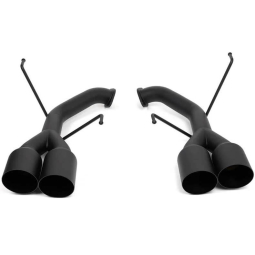 BLOX Racing Muffler Delete Kit (4in, Matte Black Tips), 2022-2026 WRX
