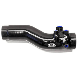 BLOX Racing Silicone High Power Turbo Inlet Hose (3in, Black), '15-'21 WRX