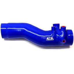 BLOX Racing Silicone High Power Turbo Inlet Hose (3in, Blue), '15-'21 WRX