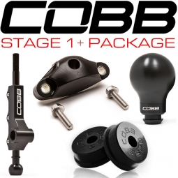 COBB Stage 1+ Drivetrain Package (Stealth Black w/ Black), '08-'14 WRX
