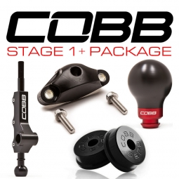 COBB Stage 1+ Drivetrain Package (Black w/ Red Knob), 2002-2007 WRX