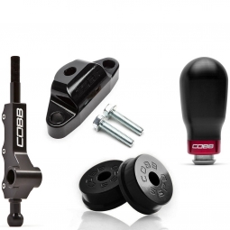 COBB Stealth Black w/ Black & Red Collars, 2002-2007 WRX
