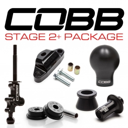 COBB Stage 2+ Drivetrain Package (Black w/ Stealth Black), '04-'21 STi