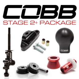 COBB Stage 2+ Drivetrain Package (White w/ Race Red), 2004-2021 STi