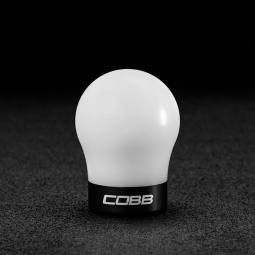 COBB Delrin Shift Knob (White w/ Black Base), '13-'18 Focus ST/RS & '14-'19 Fiesta ST