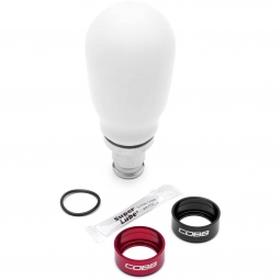 COBB Tall Weighted Shift Knob (White), 2017-2021 Civic Type R