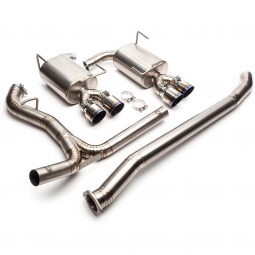 COBB Titanium 3in Cat-Back Exhaust System (Quad Tip), '15-'21 WRX & STi