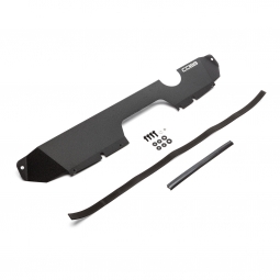 COBB Aluminum Radiator Shroud (Wrinkle Black), '15-'21 STi & '15-'21 WRX