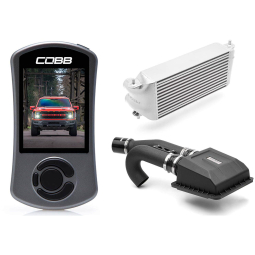 COBB Stage 2 Power Package (HCT Intake, Silver Intercooler), '21-'23 F-150 Raptor