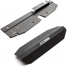COBB Radiator Shroud + Alternator Cover (Wrinkle Black), '08-'14 WRX & '08-'14 STi
