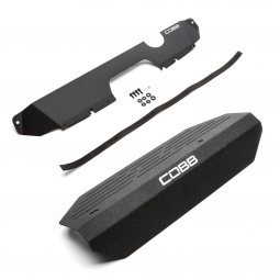COBB Radiator Shroud + Alternator Cover (Wrinkle Black), 2015-2021 STi