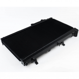 CSF Aluminum Radiator w/ Filler Neck (Black), 2008-2021 WRX & STi