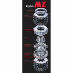 Cusco Front Limited Slip Differential LSD (Type-MZ, 1-Way), '02-'07 WRX