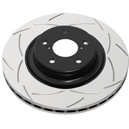 DBA Street Series T2 Rear Rotor (Slotted, Each), '18-'21 STi & '24+ WRX TR/TS