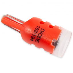 Diode Dynamics 194 HP3 LED License/Sidemarker/C-Light Bulb (Red, Single), '15-'25 WRX & STi