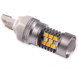 Diode Dynamics 7443 HP24 LED Switchback Front Turn Signal Bulb (Cool White, Each)