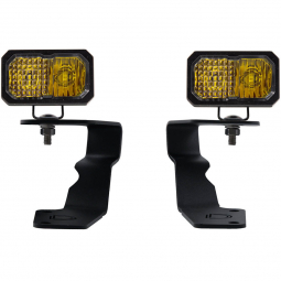 Diode Dynamics SSC2 LED Ditch Light Kit Pro (Combo, Yellow), '15-'21 WRX & '15-'21 STi
