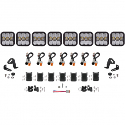 Diode Dynamics SS5 Sport Universal CrossLink 8-Pod Lightbar White Combo