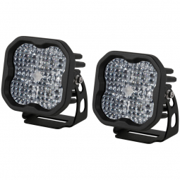 Diode Dynamics SS3 Sport RBL LED Pods (White, Flood, Pair/2)