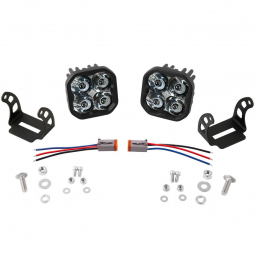 Diode Dynamics SS3 Max RBL LED Pods (White, Flood, Pair/2)
