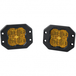 Diode Dynamics SS3 Sport ABL Flush LED Pods (Yellow, Flood, Pair/2)
