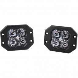 Diode Dynamics SS3 Pro ABL Flush LED Pods (White, SAE Driving, Pair/2)