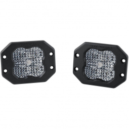 Diode Dynamics SS3 Pro RBL Flush LED Pods (White, Flood, Pair/2)