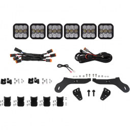 Diode Dynamics SS5 Sport CrossLink Grille LED Lightbar Kit (Combo, White), '17-'20 F-150 Raptor