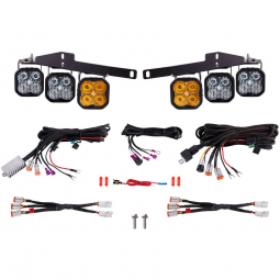 Diode Dynamics SS3 Max LED Fog Light Kit (SAE Fog, Yellow), '17-'20 F-150 Raptor