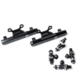 DeatschWerks Fuel Rail Kit w/ 2200cc Injectors, '02-'14 WRX & '07-'17 STi