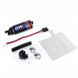 DeatschWerks DW200 255LPH Fuel Pump w/ Install Kit, '02-'07 WRX & STi