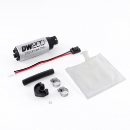 DeatschWerks DW200 255LPH Fuel Pump w/ Install Kit, '02-'07 WRX & STi