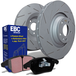 EBC Rear Brake Kit w/ Greenstuff Pads & USR Rotors, 2022-2025 WRX CVT
