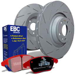 EBC Front Brake Kit w/ Redstuff Pads & USR Rotors, '23-'24 Nissan Z Performance