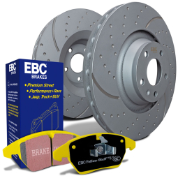 EBC Front Brake Kit w/ Yellowstuff Pads & GD Rotors, 2022-2025 WRX