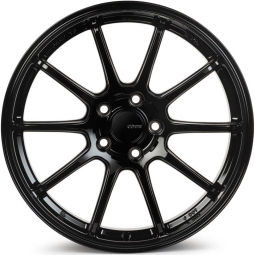 Enkei TRIUMPH Wheel (17x8", 45mm, 5x100, Each) Gloss Black