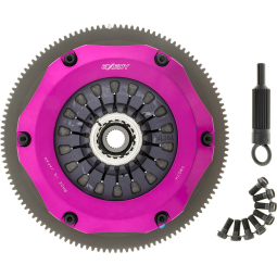 Exedy Hyper Twin Cerametallic Twin Disc Clutch Kit (Solid Hub), '04-'21 STi