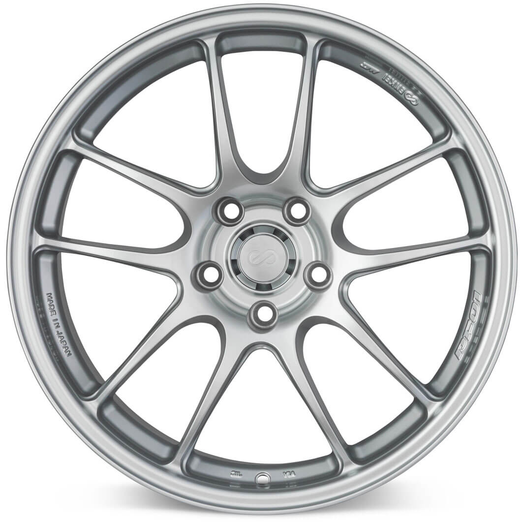Enkei PF01 Wheel (17x7.5, 38mm, 5x114.3, Each) Silver